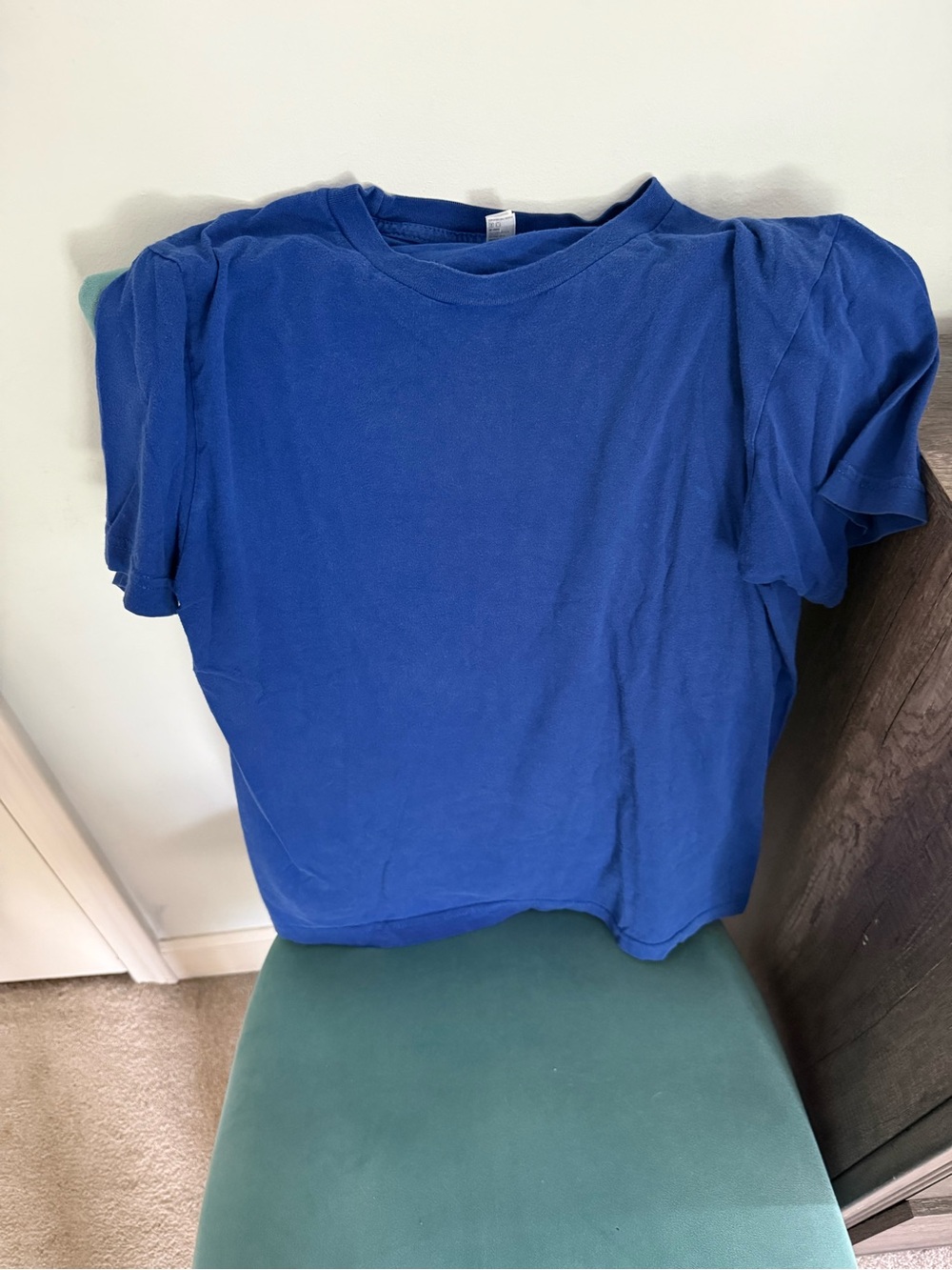 American Apparel soft blue tee